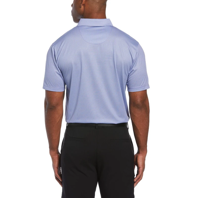 Ben Hogan Polo de golf à imprimé vichy pour homme
