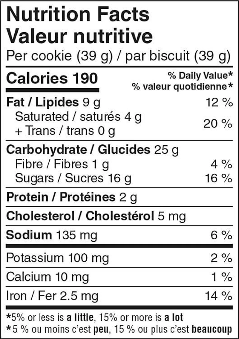 Your Fresh Market Chocolate Lovers Cookies, 10 cookies, 390 g