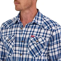Wrangler Men's Long Sleeve Plaid Shirt