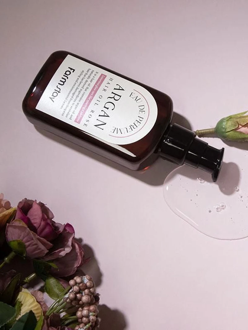 Farm Stay Eau De Perfume Argan Hair Oil 100ml - Rose