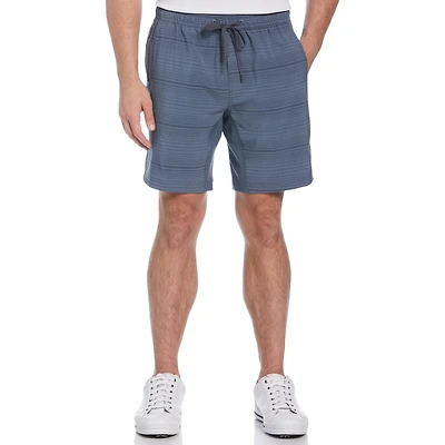 BH Short extensible à rayures horizontales pour homme