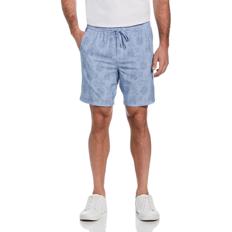 BH Men's Tropical Printed Stretch Pull On Short