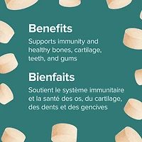 Webber Naturals®, Vitamine C à croquer, Orange naturelle, 500 mg 300 comprimés à croquer