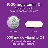 Webber Naturals®, Vitamin C Calcium Ascorbate, 1000 mg, Supports a Healthy Immune System, 120 Capsules