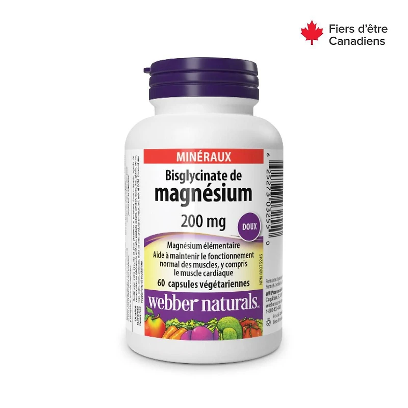 Webber Naturals®, Magnesium Bisglycinate, 200 Mg