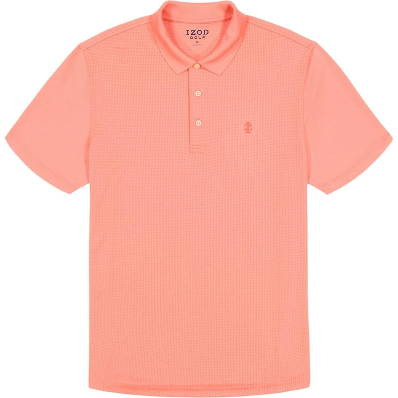 IZOD MENS GOLF GRID POLO