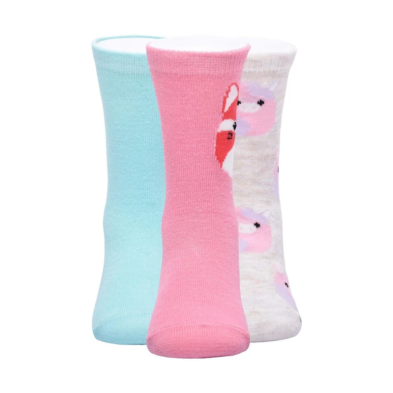 Squishmallows 3 pack Crew Socks, Squishmallows 3 pack Crew Socks sizes 10-13