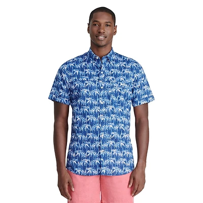 IZOD MENS SHORT SLEEVE DOCKSIDE WOVEN