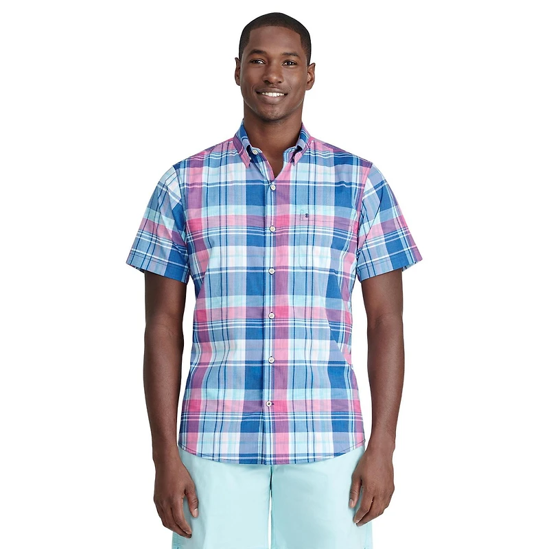 IZOD MENS SHORT SLEEVE CLASSIC AOP WOVEN