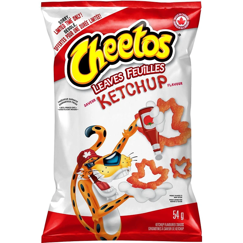 Cheetos Feuilles Grignotines assaisonnées Ketchup 54g