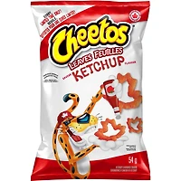 Cheetos Feuilles Grignotines assaisonnées Ketchup 54g