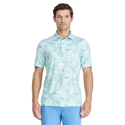 IZOD POLO IMPRIMÉ MANCHES COURTES HOMME