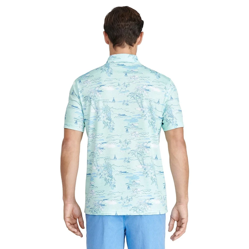 IZOD POLO IMPRIMÉ MANCHES COURTES HOMME