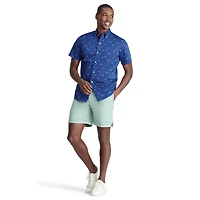 IZOD MENS SHORT SLEEVE CLASSIC AOP WOVEN