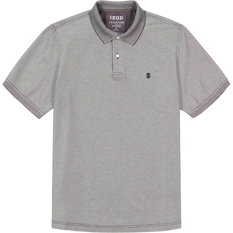 IZOD MENS SOLID ADVANTAGE PIQUE POLO