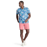 IZOD MENS SHORT SLEEVE PRINT POLO