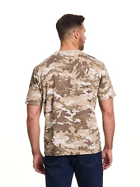 John Deere Men’s Camo Printed Logo Graphic Short Sleeve Tee
