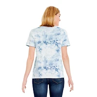 T-shirt imprimé en coton à encolure ronde George pour femmes