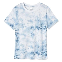 T-shirt imprimé en coton à encolure ronde George pour femmes