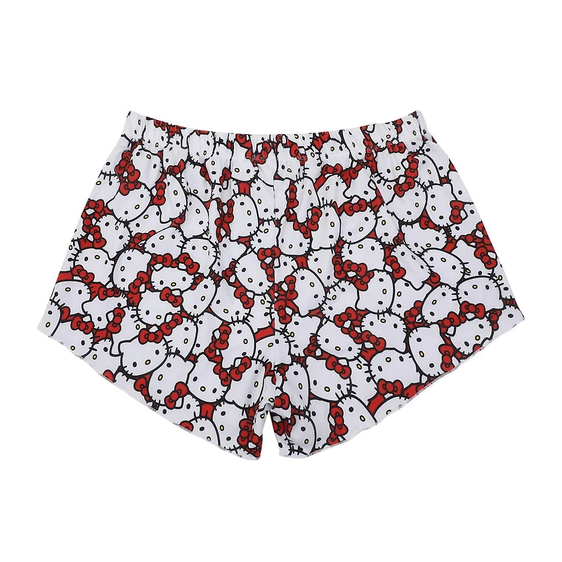 Ensemble débardeur et short à imprimé intégral Hello Kitty Ruban Rouge pour femme - Exclusivité en ligne