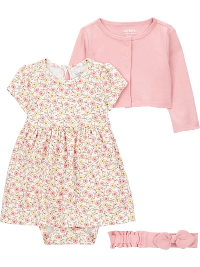 Carter's Child of Mine Baby Girls' Floral Dress Outfit Set