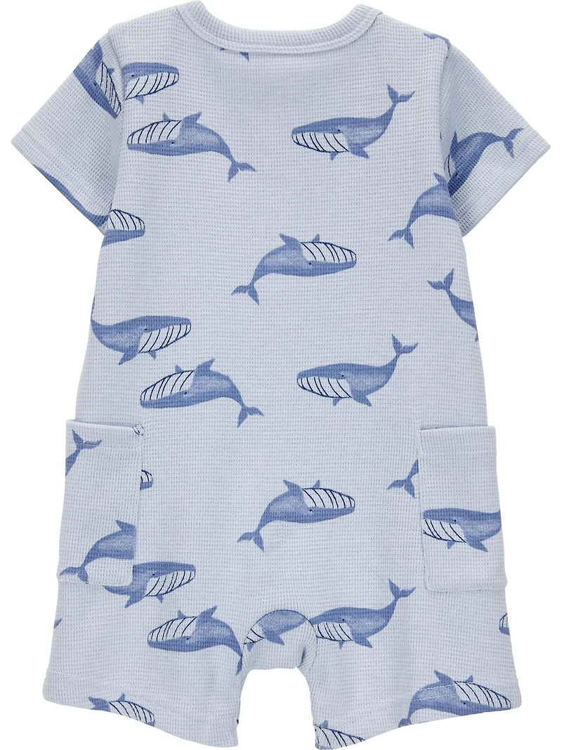 Carter's Child of Mine Barboteuse 1 pièce pour bébé garçon - Baleine bleue