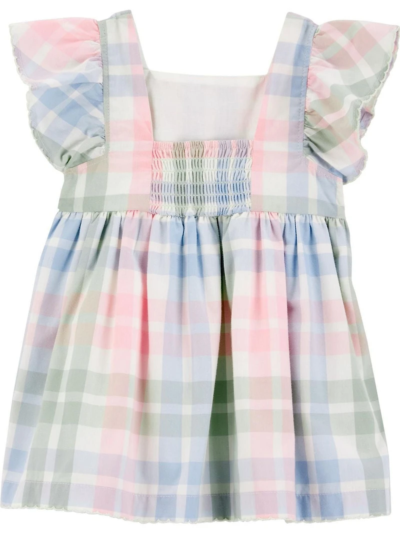 Carter's Child of Mine Baby Girls' Plaid Dress, Sizes 0/3-24 Months