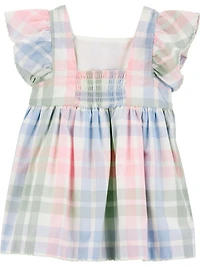 Carter's Child of Mine Baby Girls' Plaid Dress, Sizes 0/3-24 Months