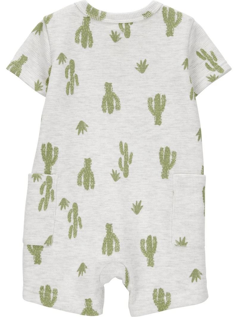 Carter's Child of Mine Barboteuse 1 pièce pour bébé garçon - Cactus gris