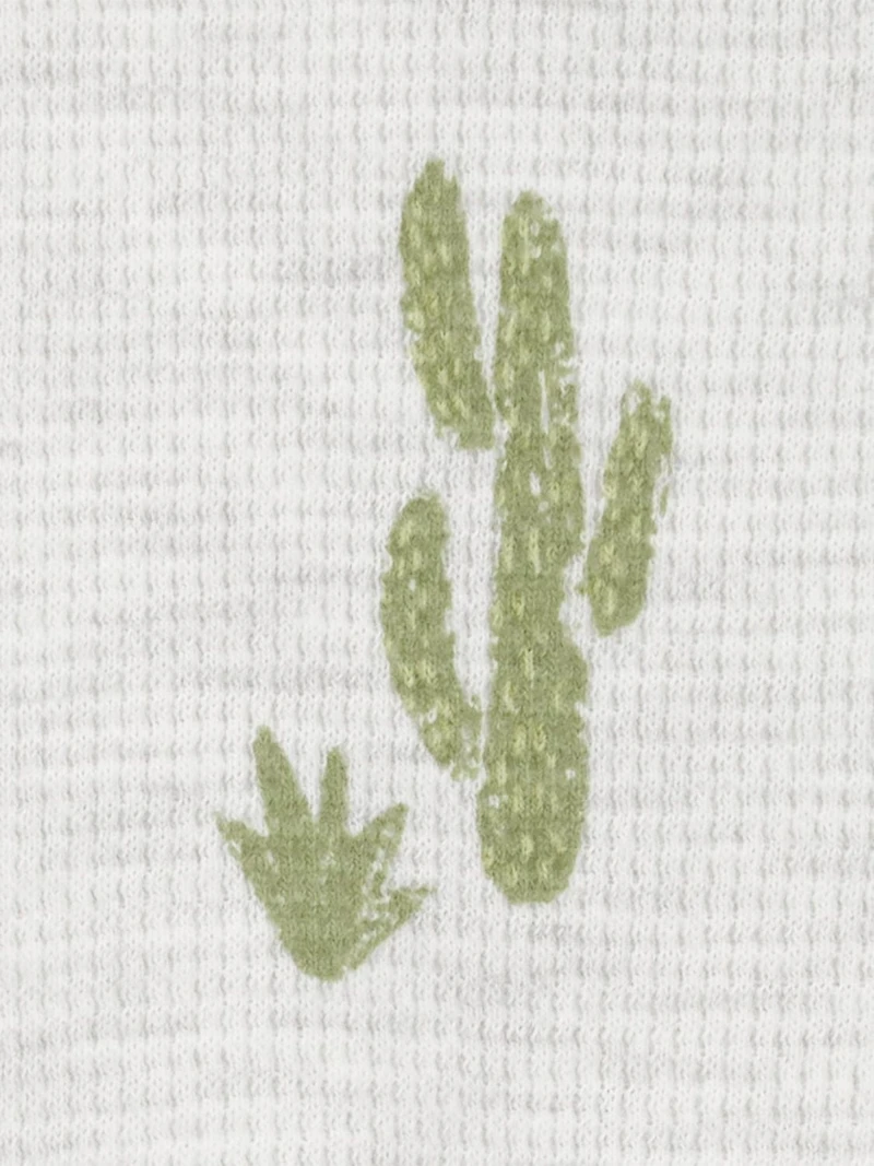 Carter's Child of Mine Barboteuse 1 pièce pour bébé garçon - Cactus gris