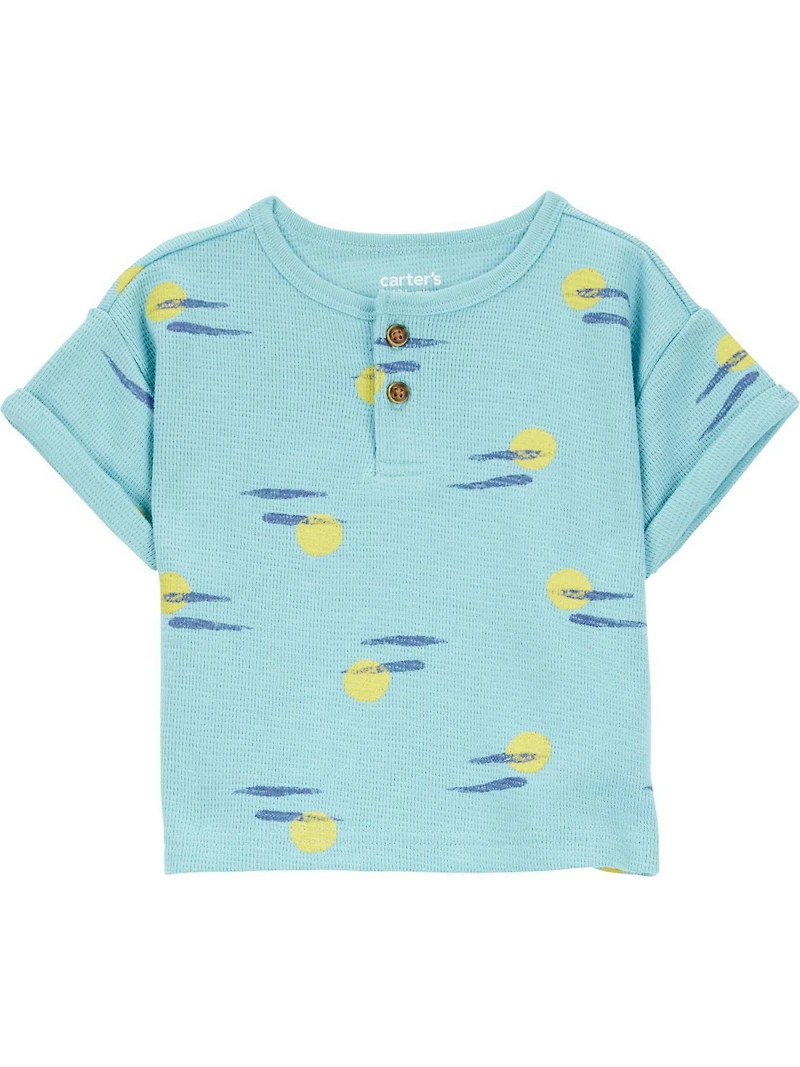 Carter's Child of Mine Ensemble de couvre-couches bleu soleil pour bébé garçon
