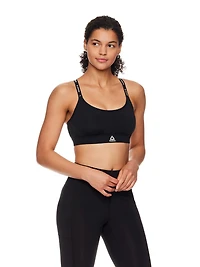 Reebok Soutien-gorge de sport à faible impact Favorite Racerback pour femme avec bonnets amovibles