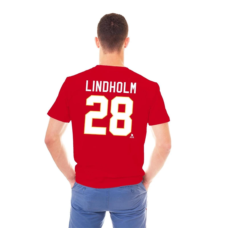 NHL Men's Calgary Flames Lindholm Short Sleeve T-Shirt
