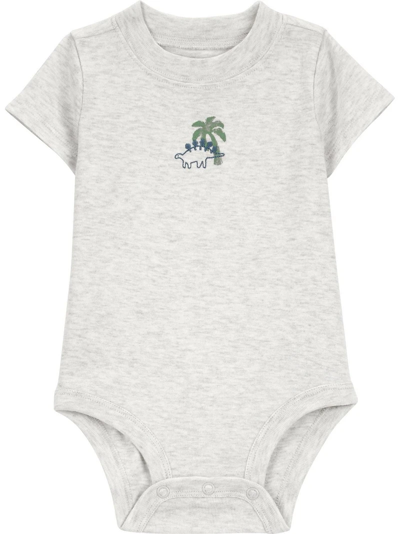 Carter's Child of Mine Ensemble de couvre-couches à rayures bleues avec motif dinosaure pour bébé garçon