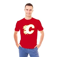 T-shirt à manches courtes Lindholm des Flames de Calgary de la LNH pour hommes