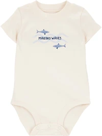 Carter's Child of Mine Baby Boys' Blue Shark Diaper Cover Set