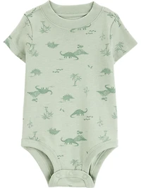 Carter's Child of Mine Baby Boys' Green tonal Diaper Cover Set