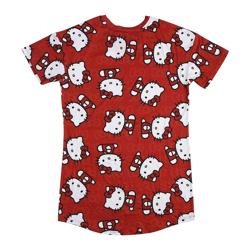 Women's Hello Kitty Night Shirt Red - Online Exclusive