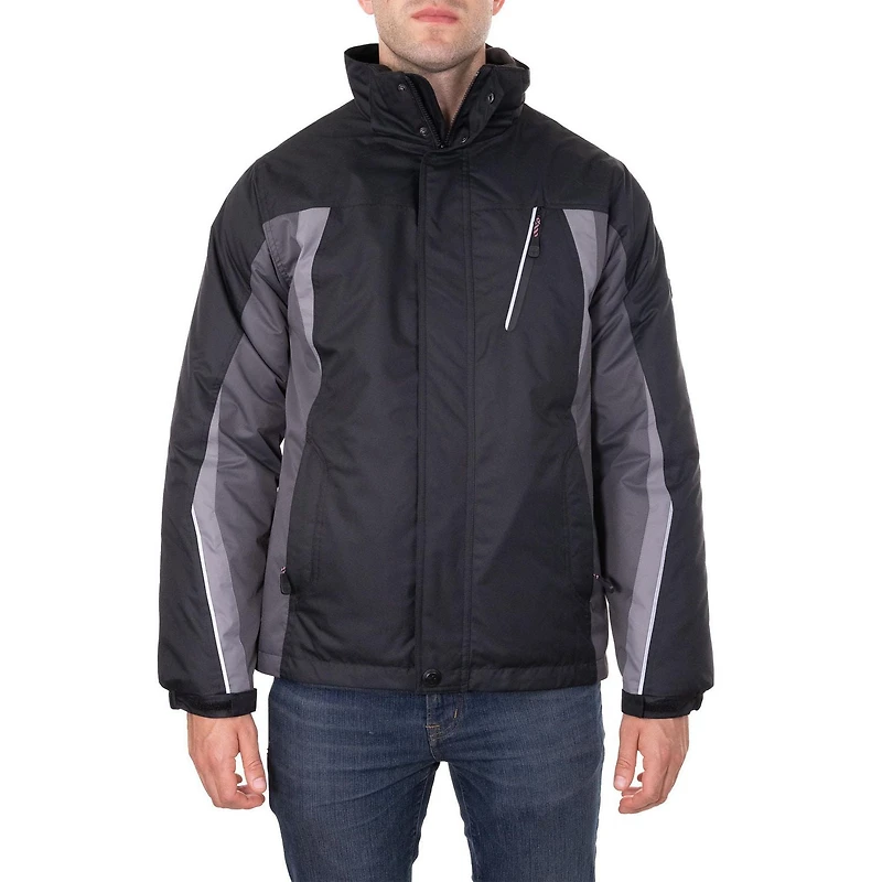 Swiss Tech Men's 3-in-1 Insulated Systems Ski Jacket