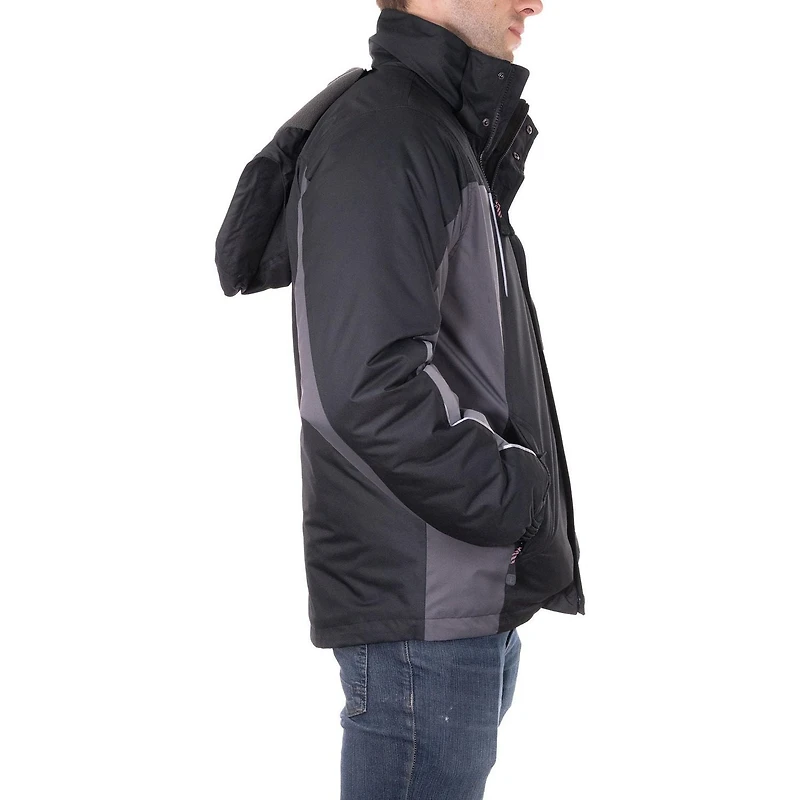 Swiss Tech Men's 3-in-1  Insulated Systems Ski Jacket