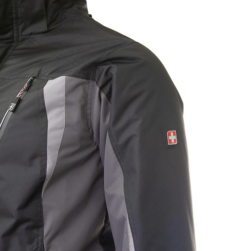 Swiss Tech Men's 3-in-1  Insulated Systems Ski Jacket