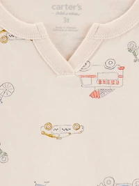Carter's Child of Mine Ensemble de 3 pièces transport à fines rayures pour tout-petits garçons Tailles 2T-3T
