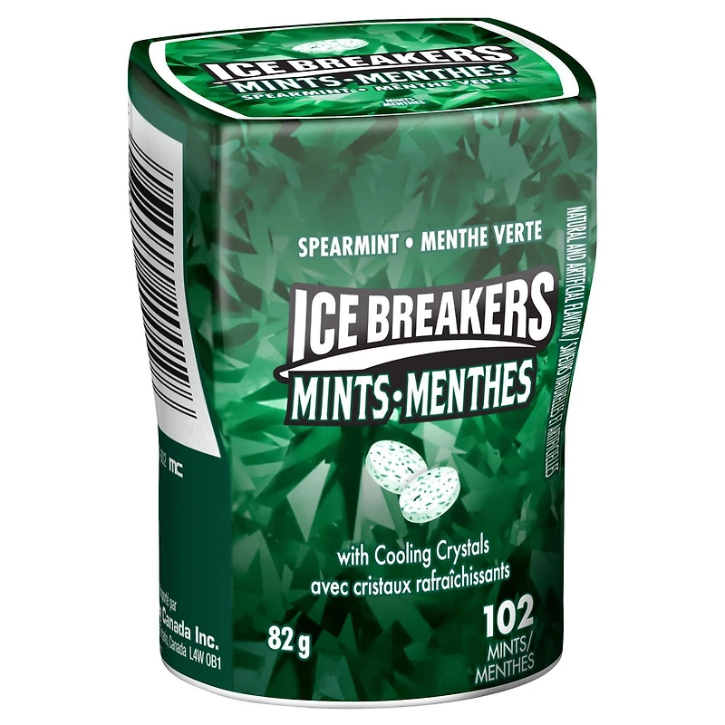 Ice Breakers Spearmint Bottle 102 pieces, 82g
