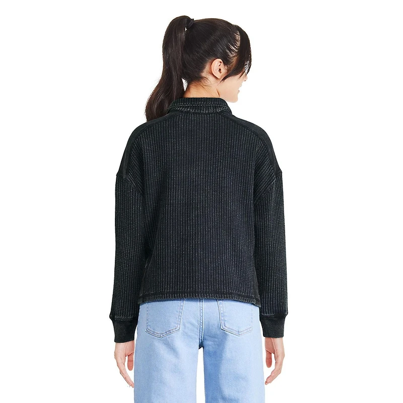 Veste-chemise gaufrée Justice pour filles