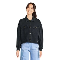 Veste-chemise gaufrée Justice pour filles