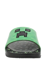 Sandales enfilables officielles Minecraft pour garçons Grandeurs disponibles: 11/12, 13/1, 2/3