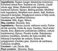 Mini muffins aux carottes Mon mon marché fraîcheur 12 muffins, 336 g au total