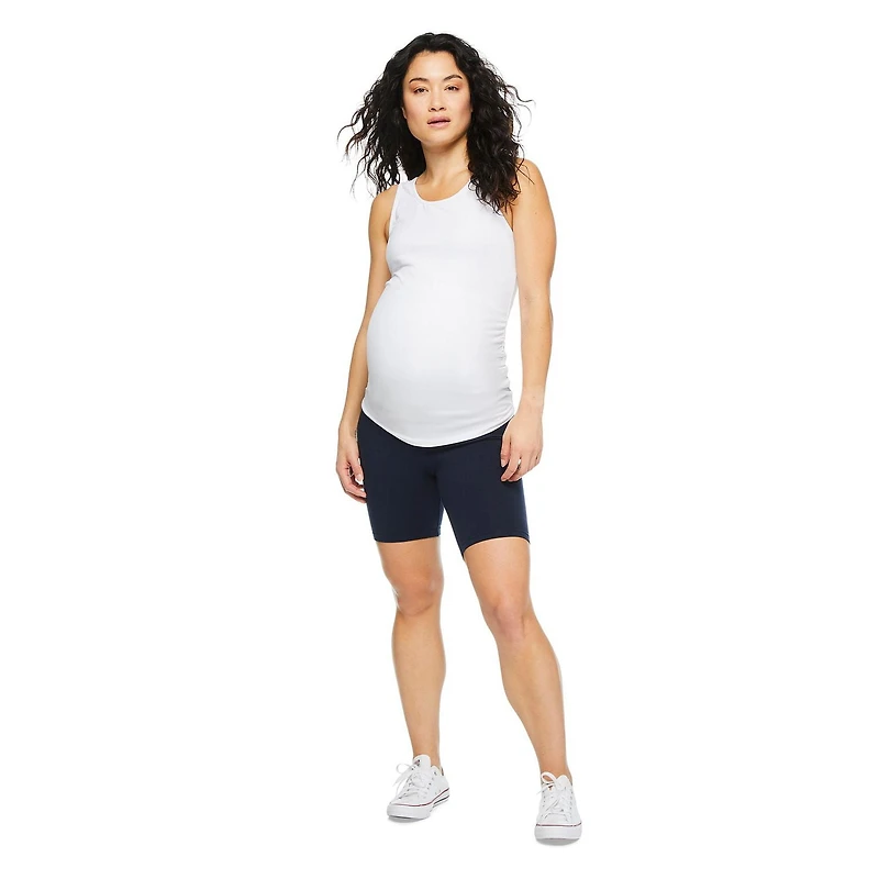 Paisley Sky Maternity Biker Short