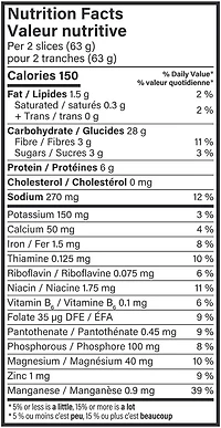 Pain à 100 % de blé entier de Dempster’s® 570 g