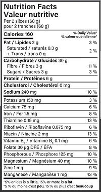 Dempster’s® 100% Whole Wheat Thin Sandwich Bread, 675 g